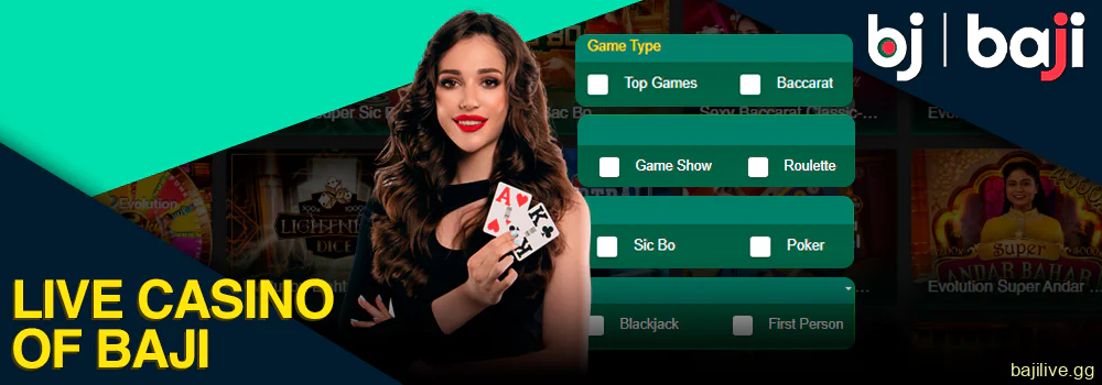 Baji Live games for Bengali players